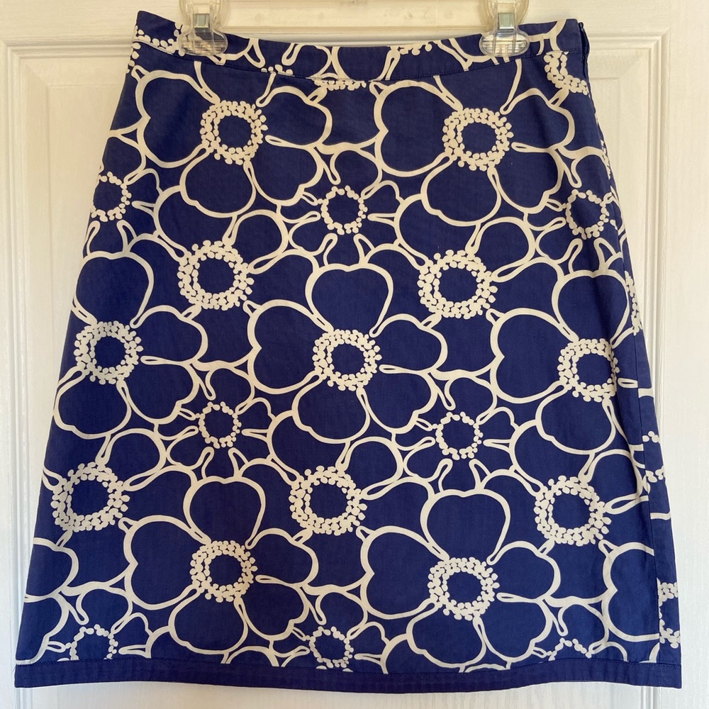Boden Aline cotton skirt M